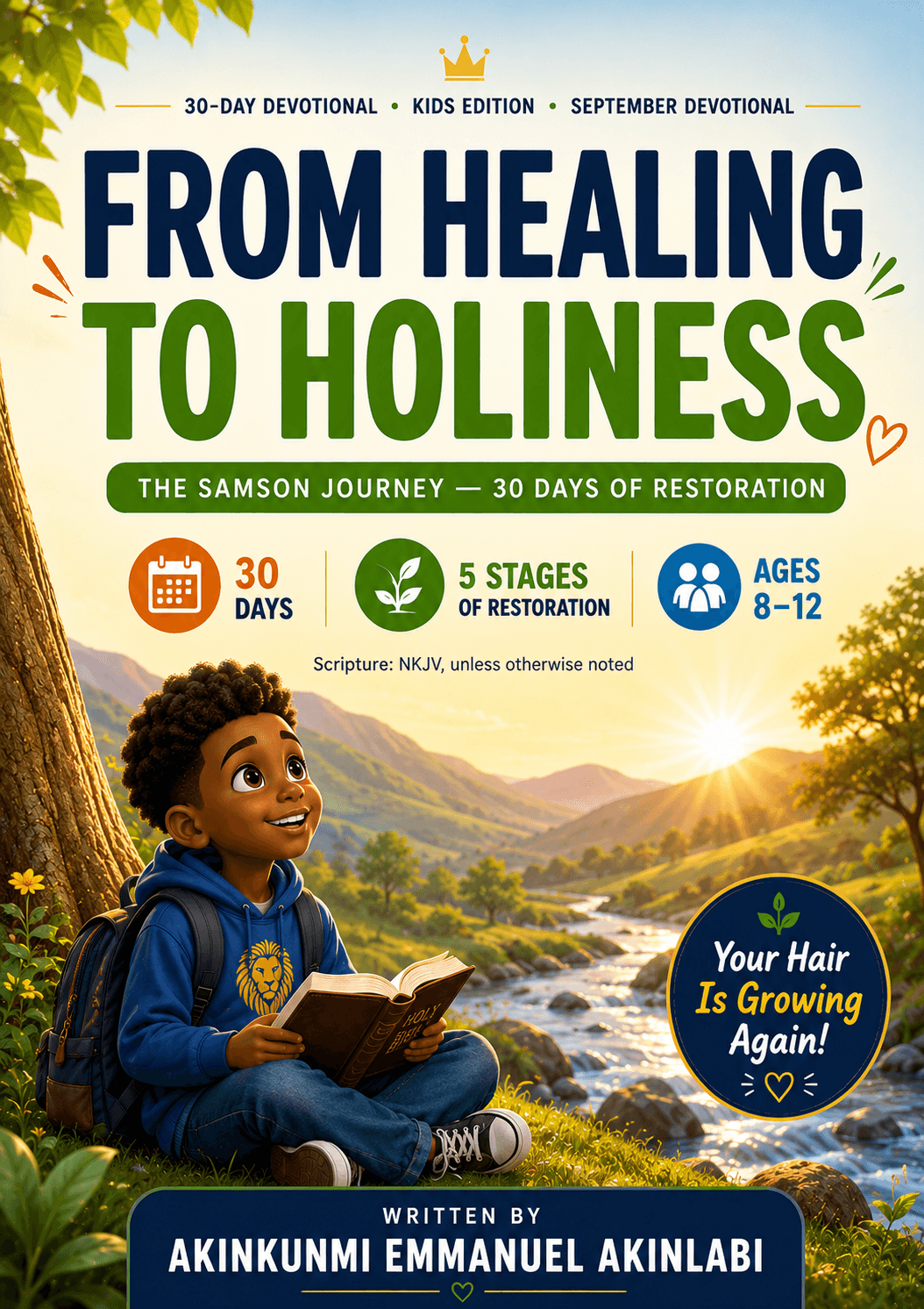 From Healing To Holiness devotion cover — September 2026